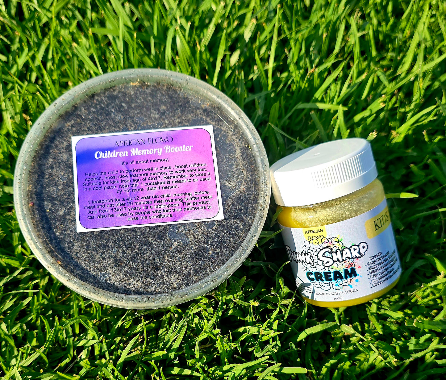 Booster spread and Think Sharp Cream Kids